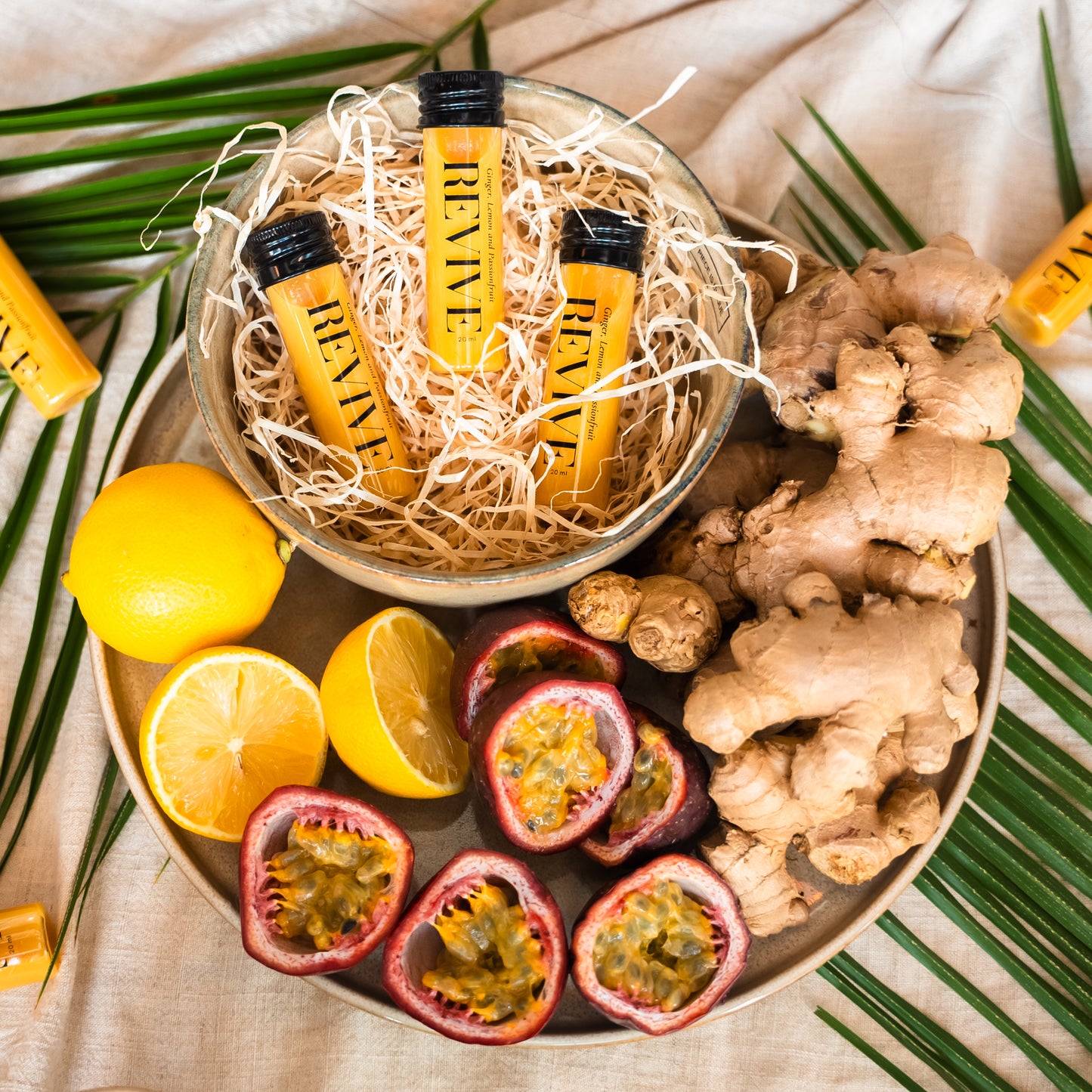 Gembershotjes - Citroen & Passievrucht