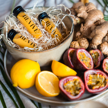 Gembershotjes - Citroen & Passievrucht